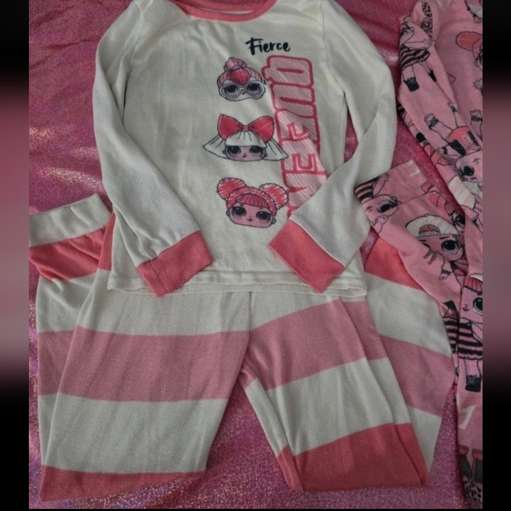2 pairs of L.O.L Pajama sets! Girls size 6! - Picture 6 of 12
